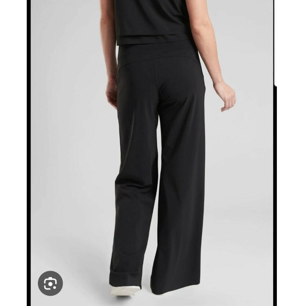 Athleta Meridian Wide Leg Pant Black XL
